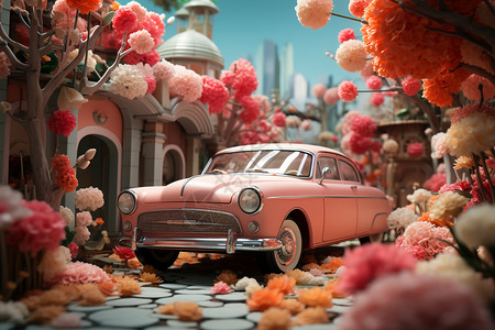 3D奇幻汽车世界图片