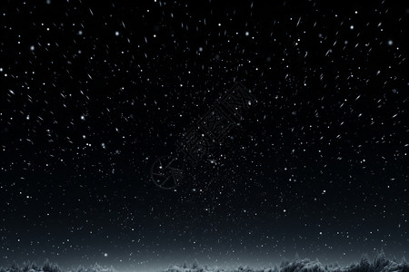寂静清冷夜空背景图片