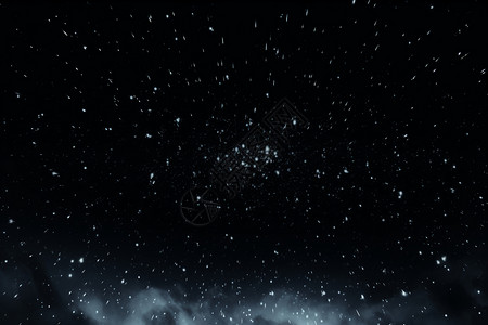 冬天的夜无限幻想的夜空设计图片