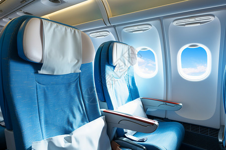 飞机机舱座椅高清图片