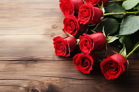 美丽复古的红玫瑰背景图片