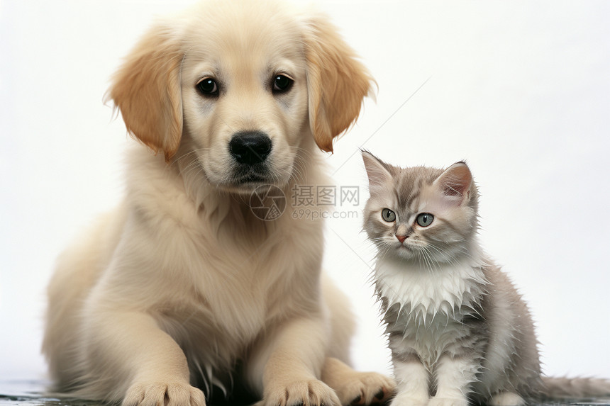 宠物猫和狗图片