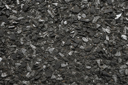 黑石碎石堆粗糙碎砾石高清图片