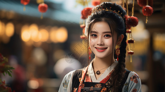 中国古代年轻美女图片