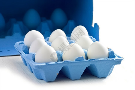 蛋类食品盘子里的鸡蛋背景
