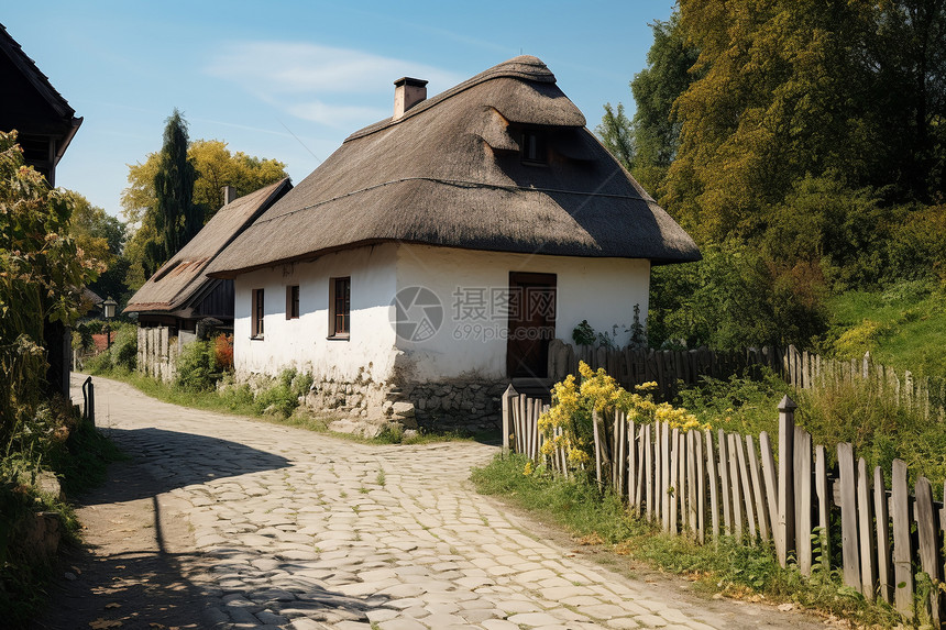 匈牙利的乡村建筑图片