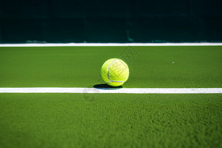 一个网球背景图片