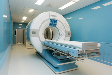 影像设备现代医院医学影像科的检查仪器背景
