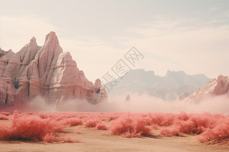 梦幻沙漠的景观图片
