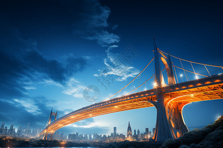伟大的跨江大桥图片