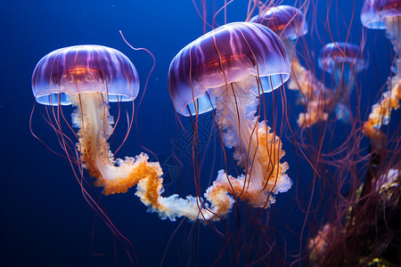 美丽的水母生物图片