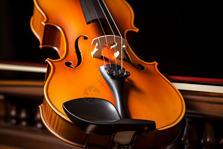 管弦乐团的小提琴背景图片