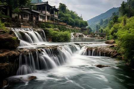 度假村美景图片