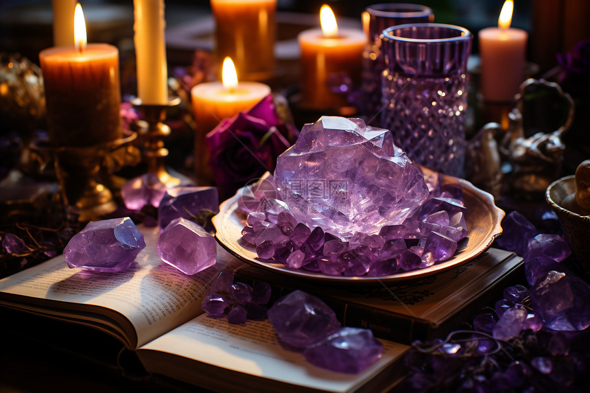 神奇的紫水晶集图片