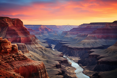 日落时砂石地质国家公园景观图片