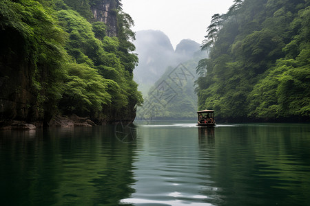 著名的宝峰湖风景区高清图片