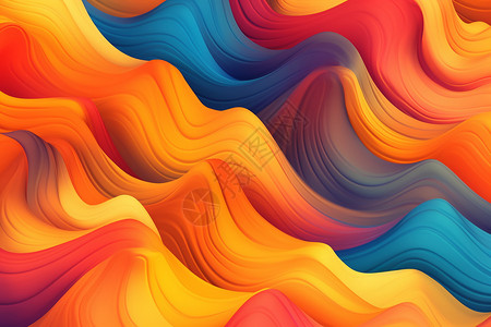 炫彩条纹炫彩的条纹流体背景设计图片