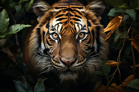 凶猛的野生老虎图片