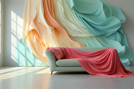 抽象墙纸一大块华丽丝绸背景