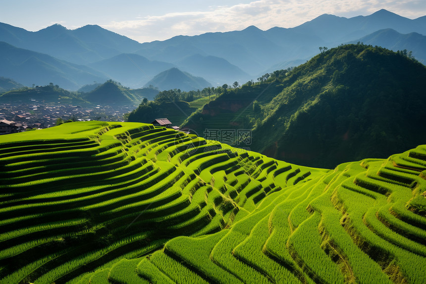 田园山水图片