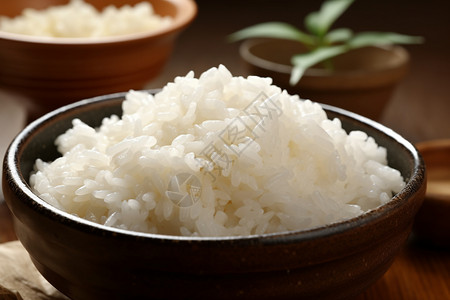 小碗里的米饭背景图片