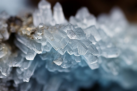 堆叠的冰晶背景图片