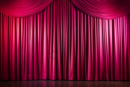 紫色舞台幕布剧场里的幕布背景