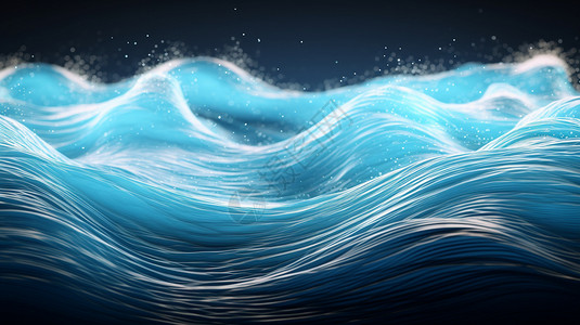 抽象的波浪背景图片