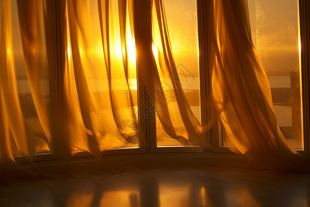 室内装饰的窗帘背景图片