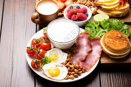 健康营养的早餐图片