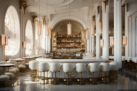 复古典雅的欧式酒吧装潢背景图片