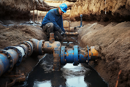 工业供水管道工程高清图片