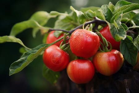 新鲜的西红柿高清图片