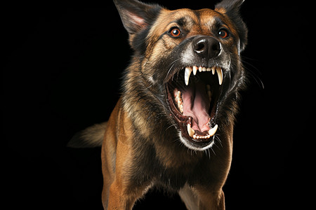 凶猛的狼狗动物凶猛狗高清图片