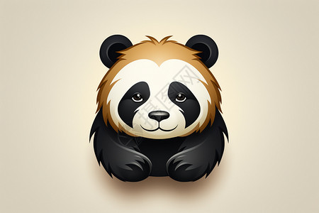 可爱熊猫形象图片