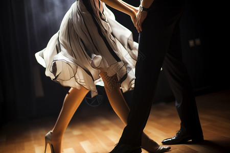 练习舞蹈的舞者背景图片