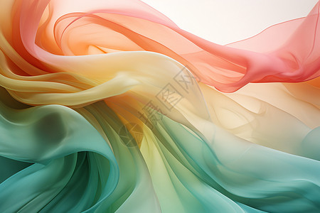 飘逸的丝带丝绸飘逸抽象艺术设计图片