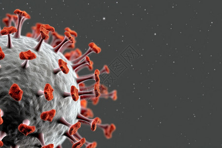 生物冠状病毒背景图片