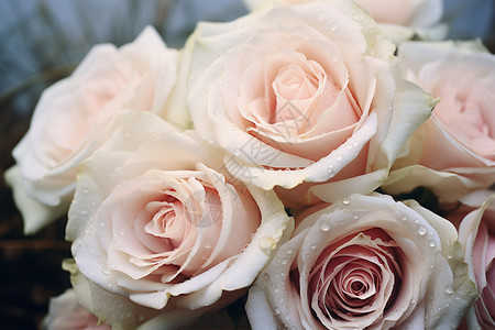 粉色玫瑰的绽放图片