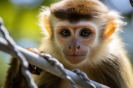 动物园的猴子背景图片