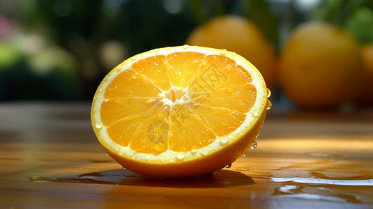 香甜清爽的柑橘图片
