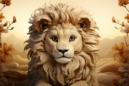 狮子之美图片