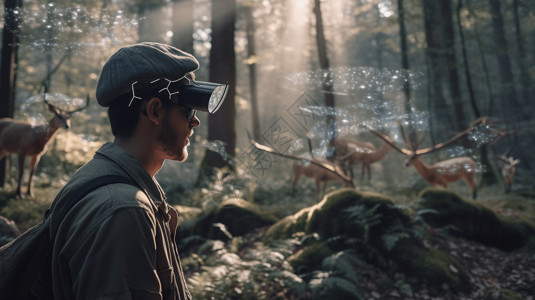 探索森林奥秘的VR技术图片