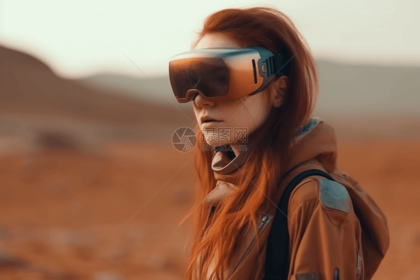 火星文明探索的AR眼镜技术图片