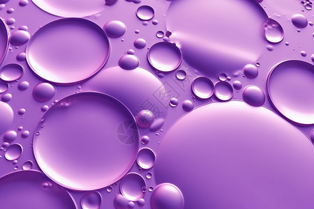 紫色抽象气泡放大的泡泡设计图片