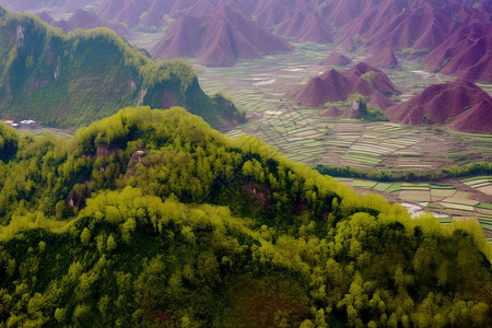 著名的黄启峰风景区高清图片