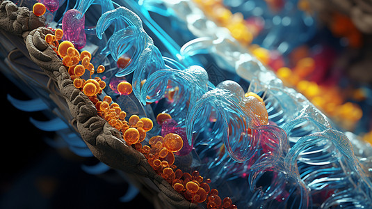 复杂的DNA结构图片