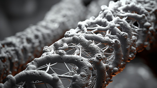 螺旋模型复杂的DNA螺旋背景