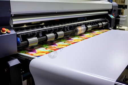 印刷机械高效的印刷机背景