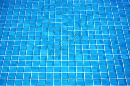 清澈的泳池背景图片